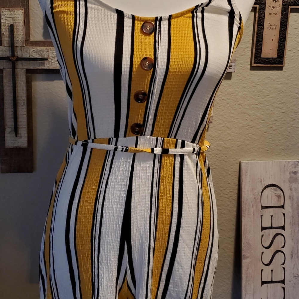 Striped romper